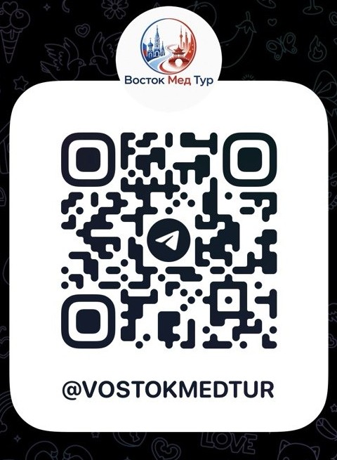 QR-код Telegram — @VOSTOKMEDTUR